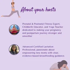 I often collaborate with other experts, like lactation professionals, to bring you holistic and evidence-based guidance for your pregnancy and postpartum journey.