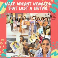 Make vibrant memories that last a lifetime. A paint party is a unique way to celebrate, and I love seeing friends come together to create and have fun.