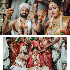 The sacred moment of the Mangalsutra ceremony. I focus on capturing the reverence and deep emotion of these traditional wedding rituals, preserving the promises that are made in the presence of family.