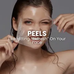Think of a chemical peel as hitting the "refresh" button on your face. I use customized peels to exfoliate dead skin, revealing a brighter, smoother, and more even-toned complexion underneath.