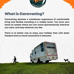What is caravanning? It’s the ultimate freedom to travel spontaneously in a comfortable mobile home, stopping wherever and whenever you like without any constraints.