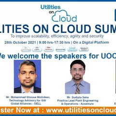 We collaborate with industry leaders and technology experts at events like the Utilities on Cloud Summit. This image showcases some of the esteemed speakers from organizations like Dell, Accenture, and Siemens who share their insights on our partner platforms.