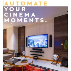 Your living room can be a state-of-the-art cinema. I integrate large-screen TVs with high-fidelity surround sound speakers and subwoofers that blend into your decor, all automated for one-touch control of your movie moments.