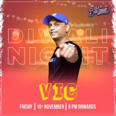 The poster for my special Diwali Night at The Bier Library. I created a custom audio-visual set just for the festival of lights.