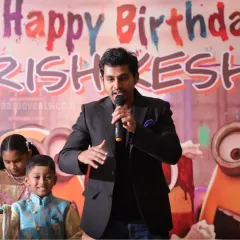 As your event host, I keep the energy high and the program moving smoothly. This was at a fun Minions-themed birthday party for Hrishikesh.