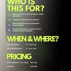 We provide all the necessary information for our workshops upfront. This graphic details the target audience, dates, locations, and pricing for our Professional Development Camp, including an early bird offer to encourage prompt registration.