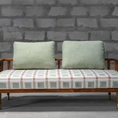 A variety of our sofas and daybeds, including a custom piece for mamama.in and our adaptable Tarangini sofa. These images showcase our ability to tailor seating to any living room theme with choices in size and fabric.