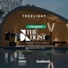 Treelight Design is now part of 'The D List 2024', India's definitive hotlist of top design practices. We are thrilled to be included in this prestigious list curated by Hansgrohe, Trends, and GoodHomes.