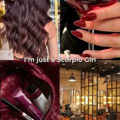 Capturing the intense and passionate Scorpio vibe with these sharp, deep red nails. This look is powerful and mysterious, reflecting a bold personality through a classic, vampy color.