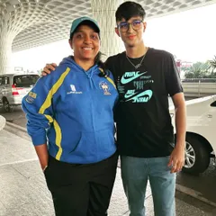 The hardest part of coaching is watching your athletes move on. Here I am with Gautam Solanki, who is leaving for the UK for his MBA. I am proud to have been part of his journey.