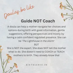 I am a guide, not a coach. My role is to be a lighthouse in the storm, helping you navigate your choices with calm confidence. You already know how to birth; I am just there to remind you of your power.