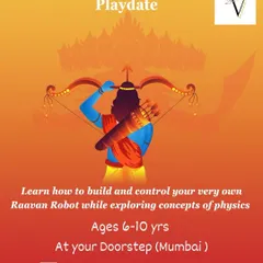 I love blending technology with tradition. For Navratri, kids can join a robotics playdate to build and control their very own motorized Raavan, learning about physics and engineering while celebrating the festival.