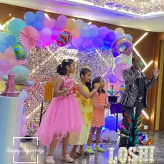 What's a party without a little magic? For this Candyland-themed event, we brought in a magician who had all the kids mesmerized. It’s these moments of wonder and laughter that make a celebration truly memorable.