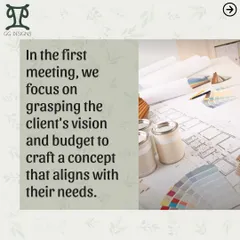 In our initial meeting, my primary focus is to grasp your vision and budget. This allows me to craft a preliminary concept that perfectly aligns with your needs and aspirations for the space.