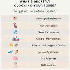 Many people are surprised to learn what contributes to clogged pores and acne. It's not just dirt; everyday habits like using your phone, sleeping on a dirty pillowcase, or even using too many products can be culprits. Understanding these triggers is the first step toward clearer skin.