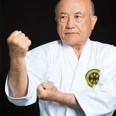 A portrait of Grand Master Shimabukuro, a respected leader and ambassador for traditional Okinawan Karate worldwide. It is an honor to train and teach under his guidance and leadership.