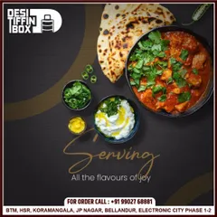 I believe in serving all the flavors of joy. This image, with its artful arrangement of a non-veg curry, naan, and fresh ingredients, represents the passion I put into my cooking.
