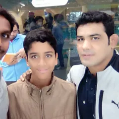 Taking a selfie with the incredible Sushil Kumar, a two-time Olympic medalist for India. Meeting my heroes reminds me of the hard work it takes to become a champion.