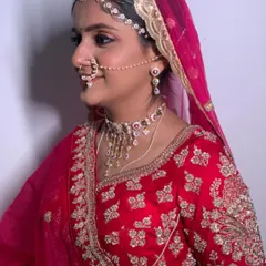 Another angle of the Phera look, highlighting the intricate details of her nose ring and the delicate embroidery of her outfit.