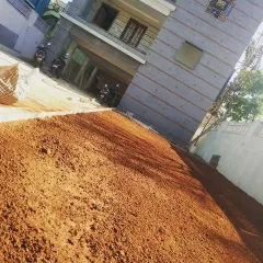 A different angle of the soil preparation phase, showing the clean slate we create before laying down the fresh turf.