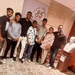 A group photo from a team appreciation dinner. It's important for us to connect and celebrate our journey outside of training and matches.