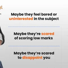 A child might struggle with math because they are bored, scared of low marks, or afraid of disappointing you. Understanding the root cause is the first step to helping them.