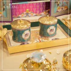 Unveiling my Tree of Life wedding hampers, where tradition meets elegance. Inspired by timeless symbolism, each hamper is adorned with vibrant elephants and peacocks, telling a story of heritage, artistry, and love.