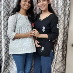 A special moment with one of my students. The bond we build in class goes beyond just teaching; it's about mentorship and support.