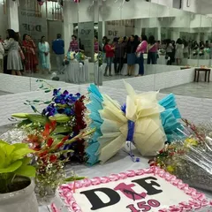 The celebration cake for our new DtF 150 studio. Every new studio is a milestone for our community.
