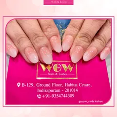 The perfect "your nails but better" look. This soft, milky ombré on almond-shaped extensions provides a clean, elegant, and natural-looking enhancement.