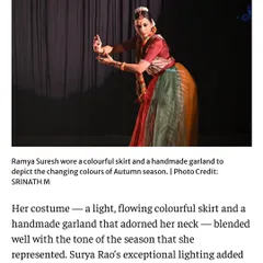 The review also highlighted the visual appeal of the performance, noting the colorful costumes and exceptional lighting that blended with the theme of the autumn season.