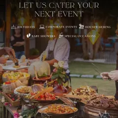 Let us cater your next event. We are equipped to handle birthdays, corporate events, housewarmings, baby showers, and any other special occasion where you want to impress your guests with fantastic food.
