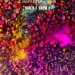Colors of Devotion: Braj Holi. This is more than just a festival; it's a deeply spiritual and emotional experience. The aerial view helps capture the collective energy of the celebration.