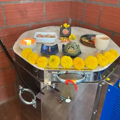 For me, the kiln is more than just a machine. I held a small puja to welcome Ember into our studio, as it plays such a sacred role in turning soft clay into something permanent and beautiful. This is where the final transformation happens.