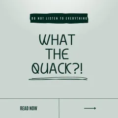 "What the quack?!" This is the title of my series where I tackle the rampant misinformation about skincare online. My goal is to cut through the noise and provide you with factual, medical advice you can trust.