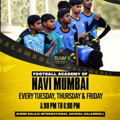 Our Kalamboli center at Shree Balaji International School runs every Tuesday, Thursday, and Friday. Train like a pro with us.