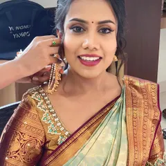Every skin tone is beautiful. For this engagement look on my client with a lovely dusky complexion, I focused on creating a natural, radiant base that lets her skin shine.