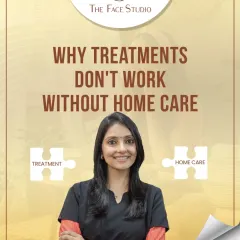 Many people wonder why their treatments don't seem to work. The answer is often the missing link between professional sessions and home care. I see them as two pieces of the same puzzle, both essential for achieving and maintaining your results.