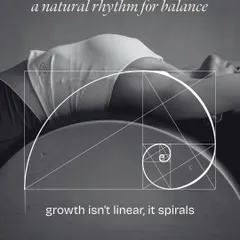 Growth isn't linear, it spirals. This image represents the natural rhythm of progress, where every step, even the ones that feel like a setback, contributes to your overall strength.