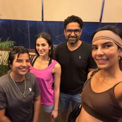 Post-workout smiles with the crew. The friendships and connections made at the studio are just as important as the fitness goals we achieve.
