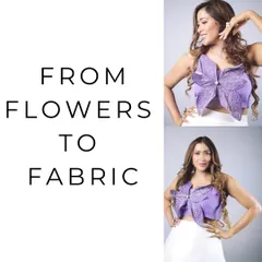 From flowers to fabric. This is the philosophy behind my 'Yuthika' collection, where I draw inspiration from nature to create the floral appliqué and embroidery that defines each piece.