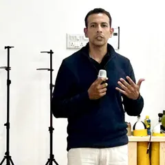 A close-up of our guest speaker sharing tips for personal growth and mental fortitude. These talks provide valuable insights that go beyond technical shooting skills.