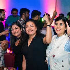 Happy faces in the crowd are the best feedback a DJ can get. It's great to see friends enjoying a night out and making memories together.