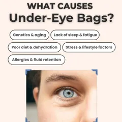 An explanation of what causes under-eye bags, from genetics and aging to lifestyle factors. We offer multiple solutions like PRP, fillers, and laser therapy to treat them.