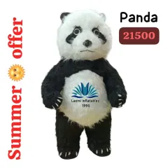 This Panda mascot costume is another popular choice, made with high-quality black and white fur. It's a go-to option for wildlife themes, brand activations, and children's parties.