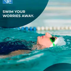 Let the gentle resistance and quiet of the water help you swim your worries away. A session of backstroke is the perfect way to clear your head and find your center.