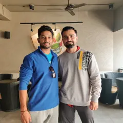 Two coaches, one frame. It's great to connect with other professionals in the CrossFit community who share the same commitment to making India fit.