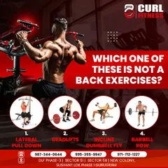 Time to test your knowledge. Which one of these is NOT a back exercise? Comment your answer below.