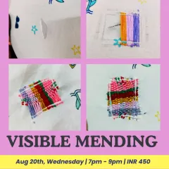 Don't throw away that favorite shirt just because of a small hole. Our Visible Mending workshop teaches the beautiful and sustainable art of darning and patching. It’s a practical skill that turns repairs into a unique design statement.