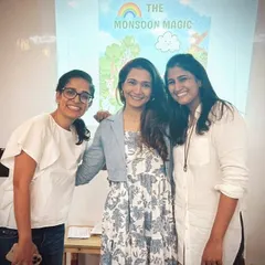 We love collaborating with schools across Mumbai. Here are our teachers Priyanka and Karen after a special 'Monsoon Magic' workshop, where we combine storytelling, music, and movement.